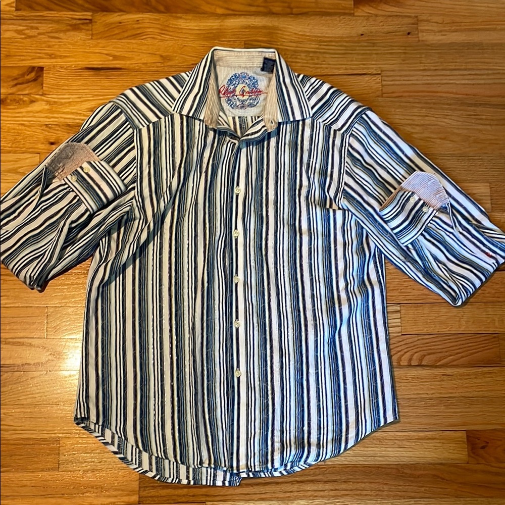 Robert Graham Striped Long Sleeve Shirt